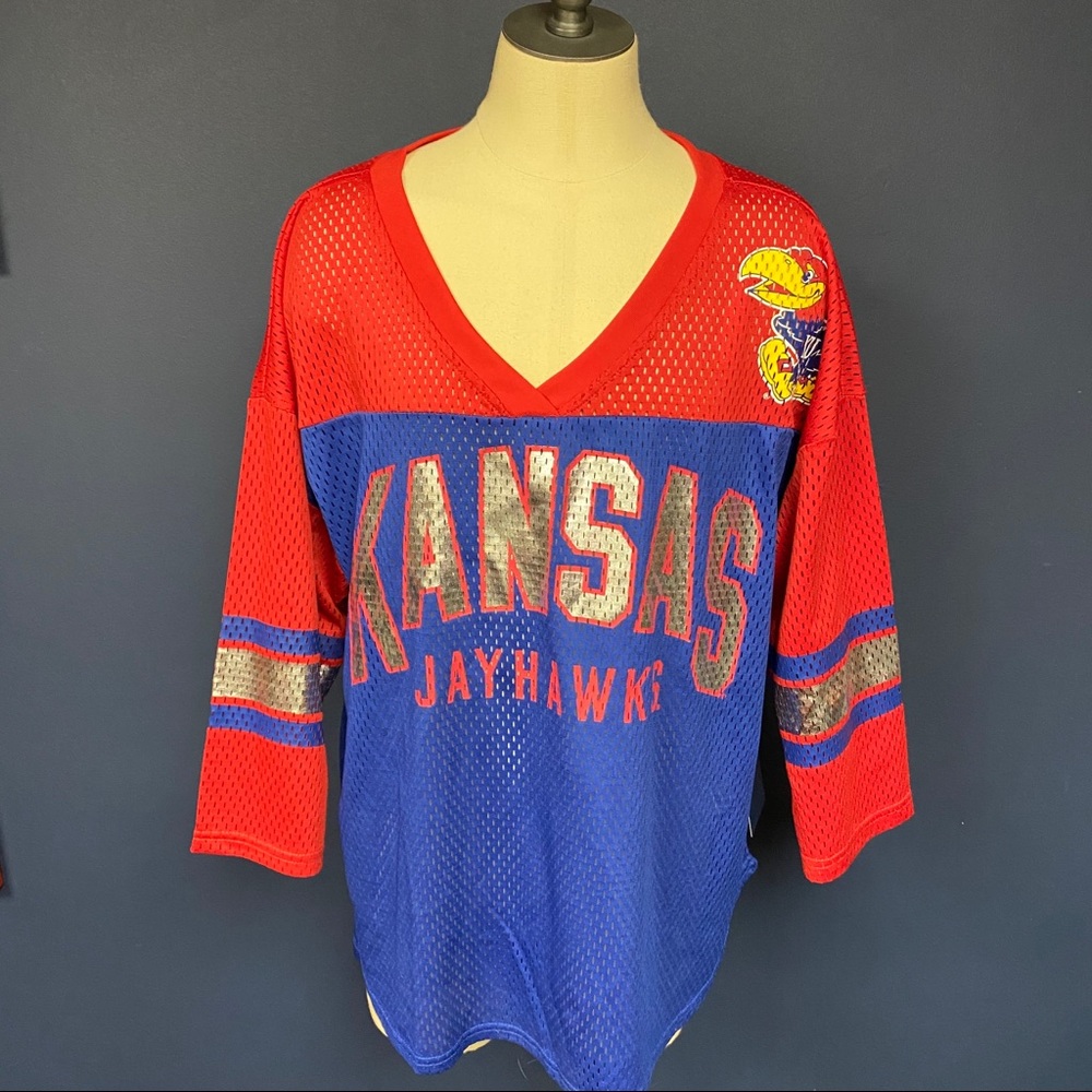 NWT Kansas University Jayhawks jersey M